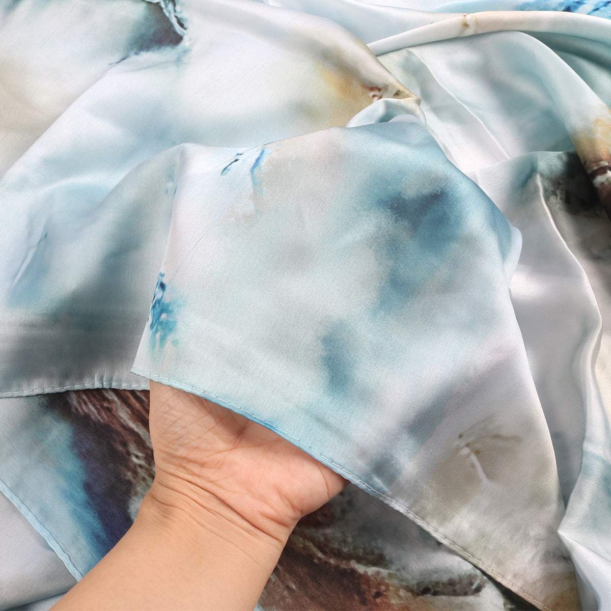 Printed Scarf Silk