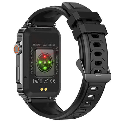 KR88 Bluetooth Calling 157-inch Voice Assistant Heart Rate Blood Oxygen Monitoring Multi-sport Smart Watch