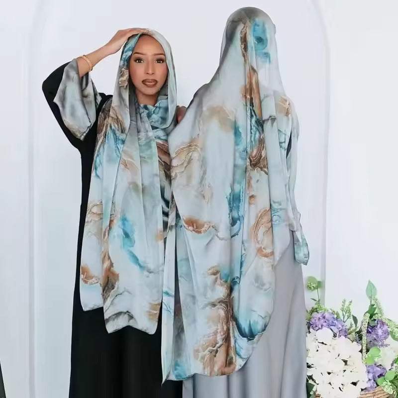 Printed Scarf Silk
