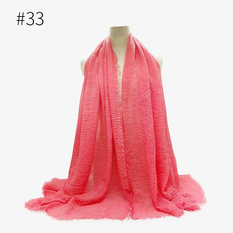Bubble plain Scarf