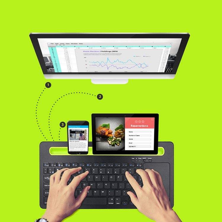 Universal touch keyboard