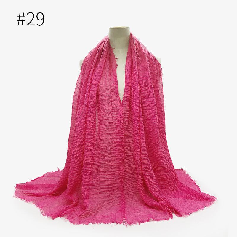 Bubble plain Scarf