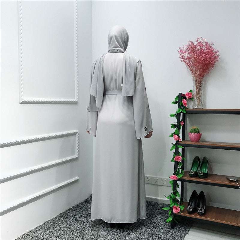 Embroidered Islamic Cardigan