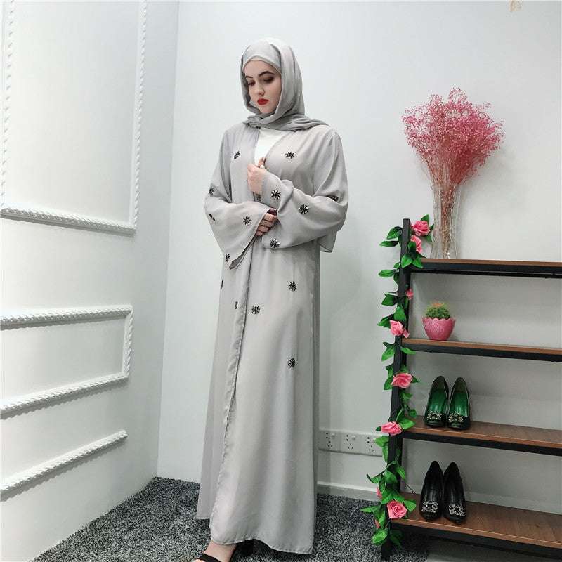 Embroidered Islamic Cardigan