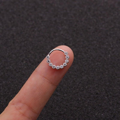 Geometric Zircon Trendy Piercing Nose Studs
