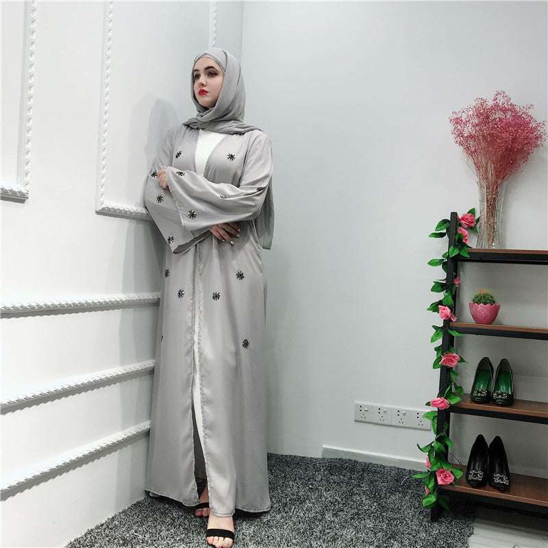 Embroidered Islamic Cardigan