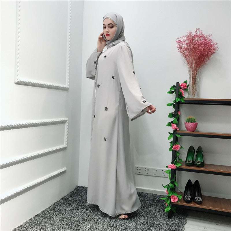 Embroidered Islamic Cardigan