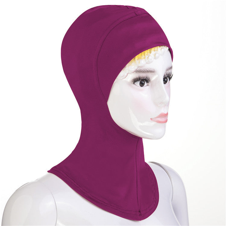 Muslim Soft Under Scarf Hat Cap Bone Bonnet Neck Cover