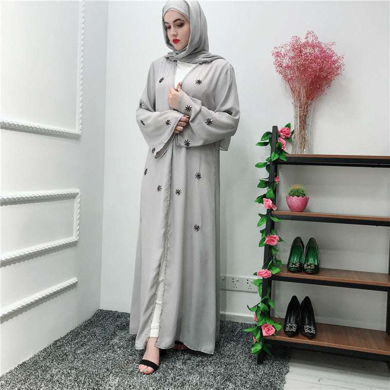 Embroidered Islamic Cardigan