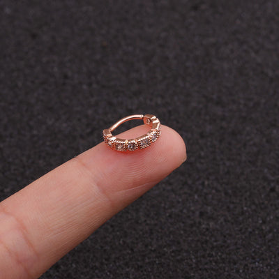 Geometric Zircon Trendy Piercing Nose Studs