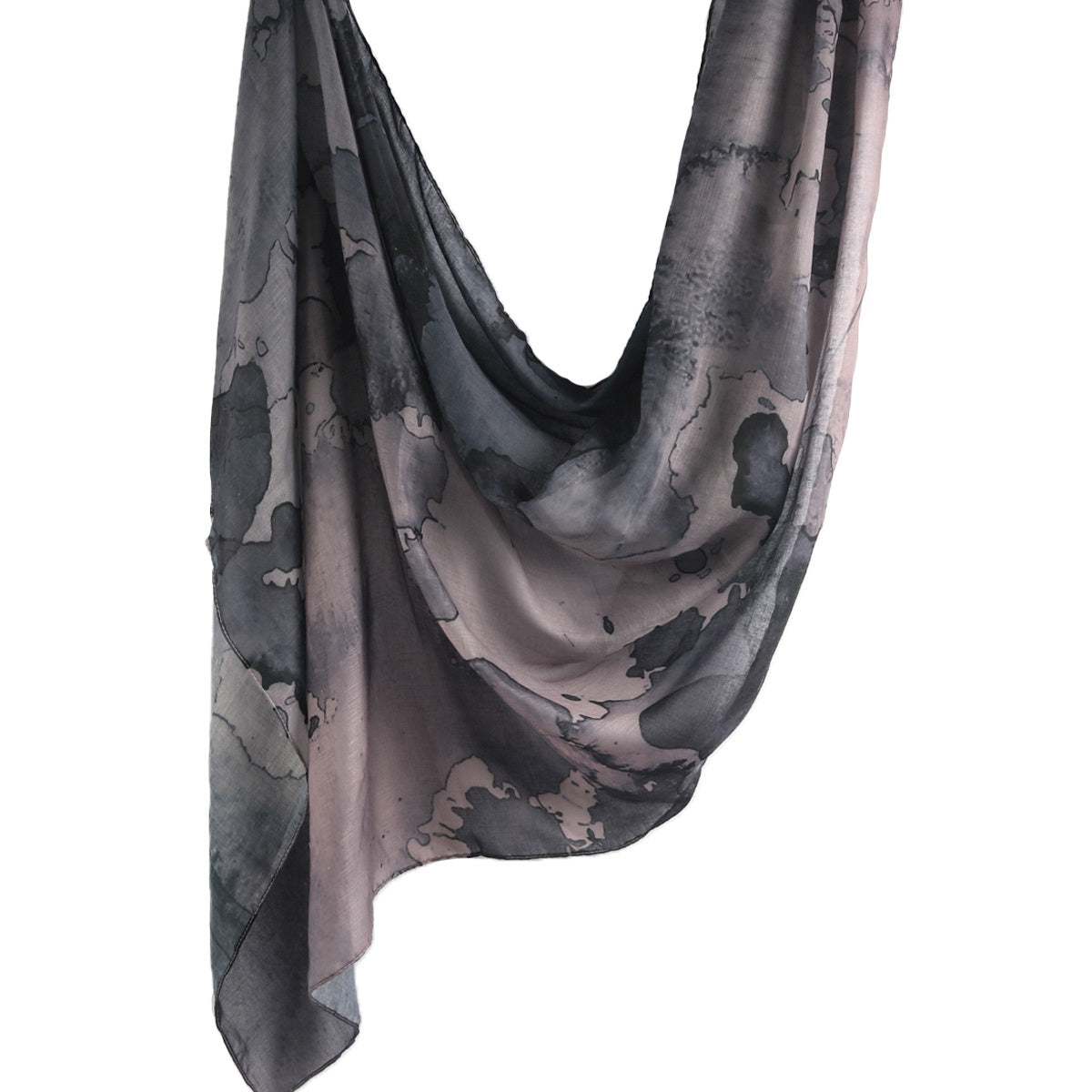 Printed Scarf Silk