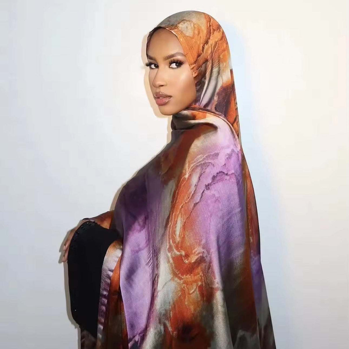 Printed Scarf Silk