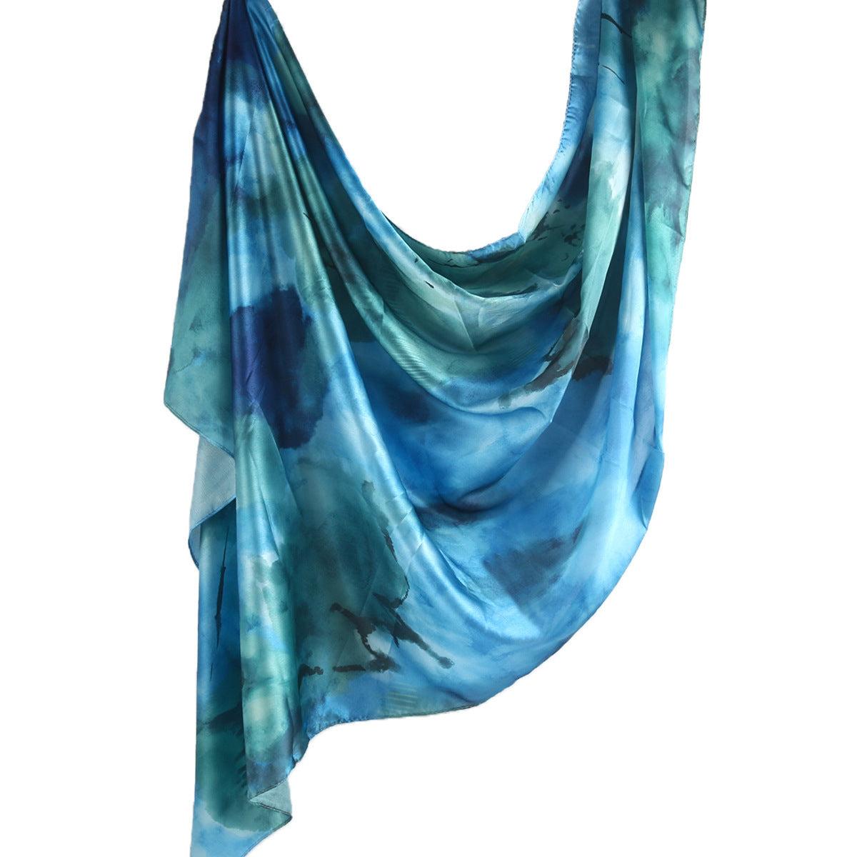 Printed Scarf Silk