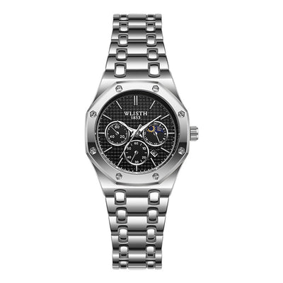 Women's Watch Luminous Steel Strap Calendar