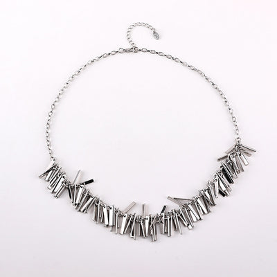 Tassel Material Pure Copper Long Sequined Necklace