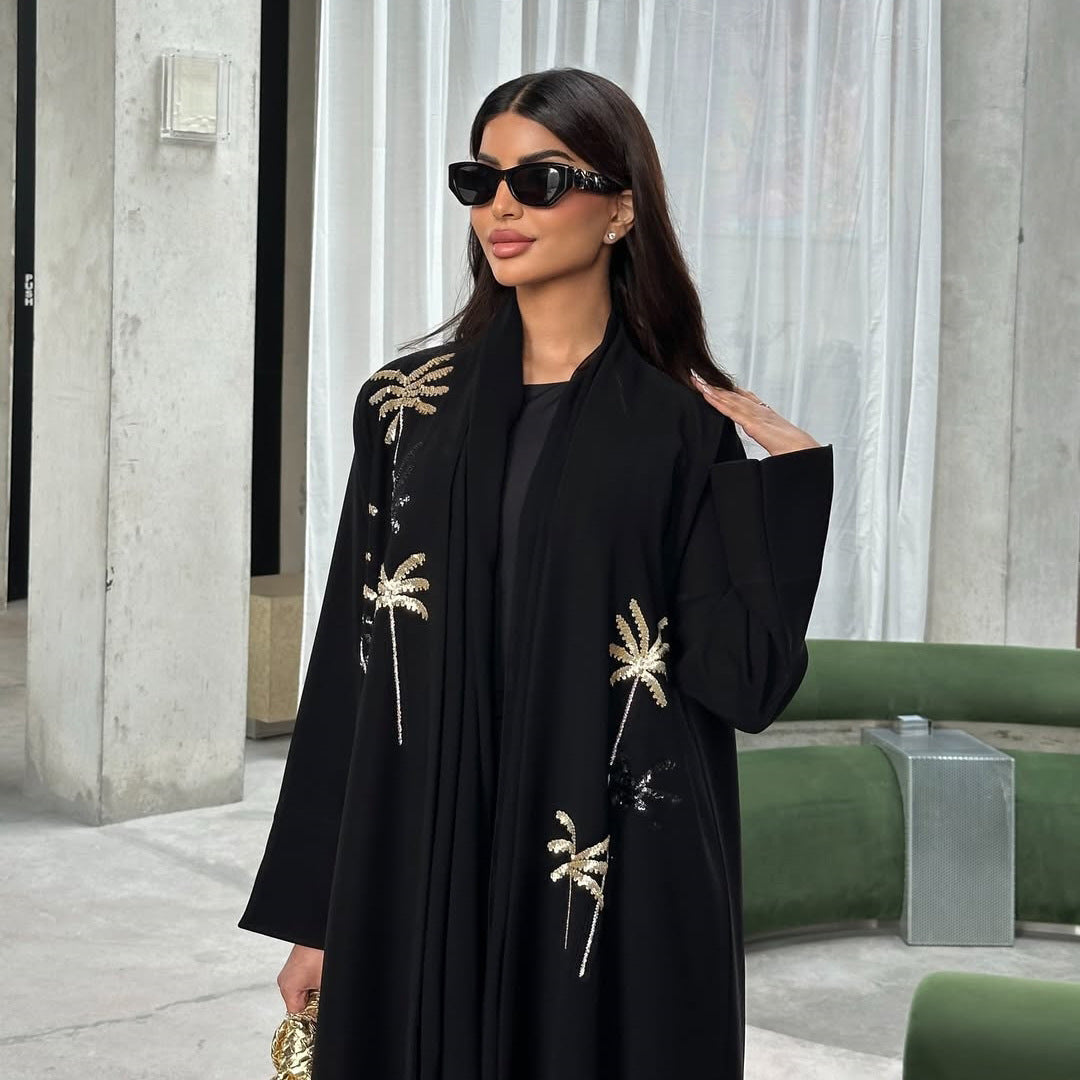 Fashion Muslim Women's Wear Embroidered Robe