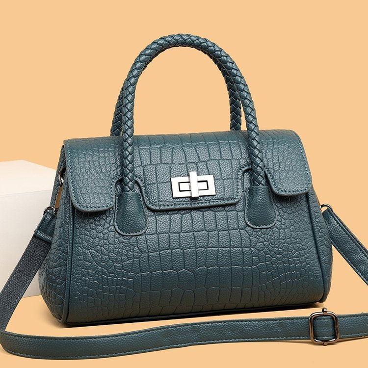 New Women's High-end Western Style Handbag Fashion All-matching