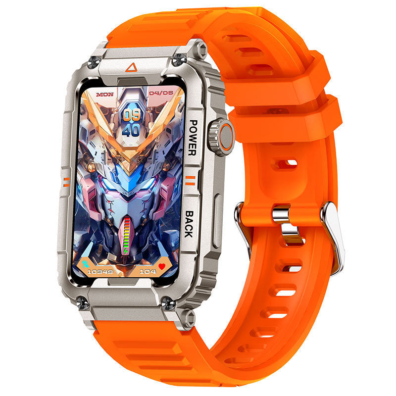 KR88 Bluetooth Calling 157-inch Voice Assistant Heart Rate Blood Oxygen Monitoring Multi-sport Smart Watch